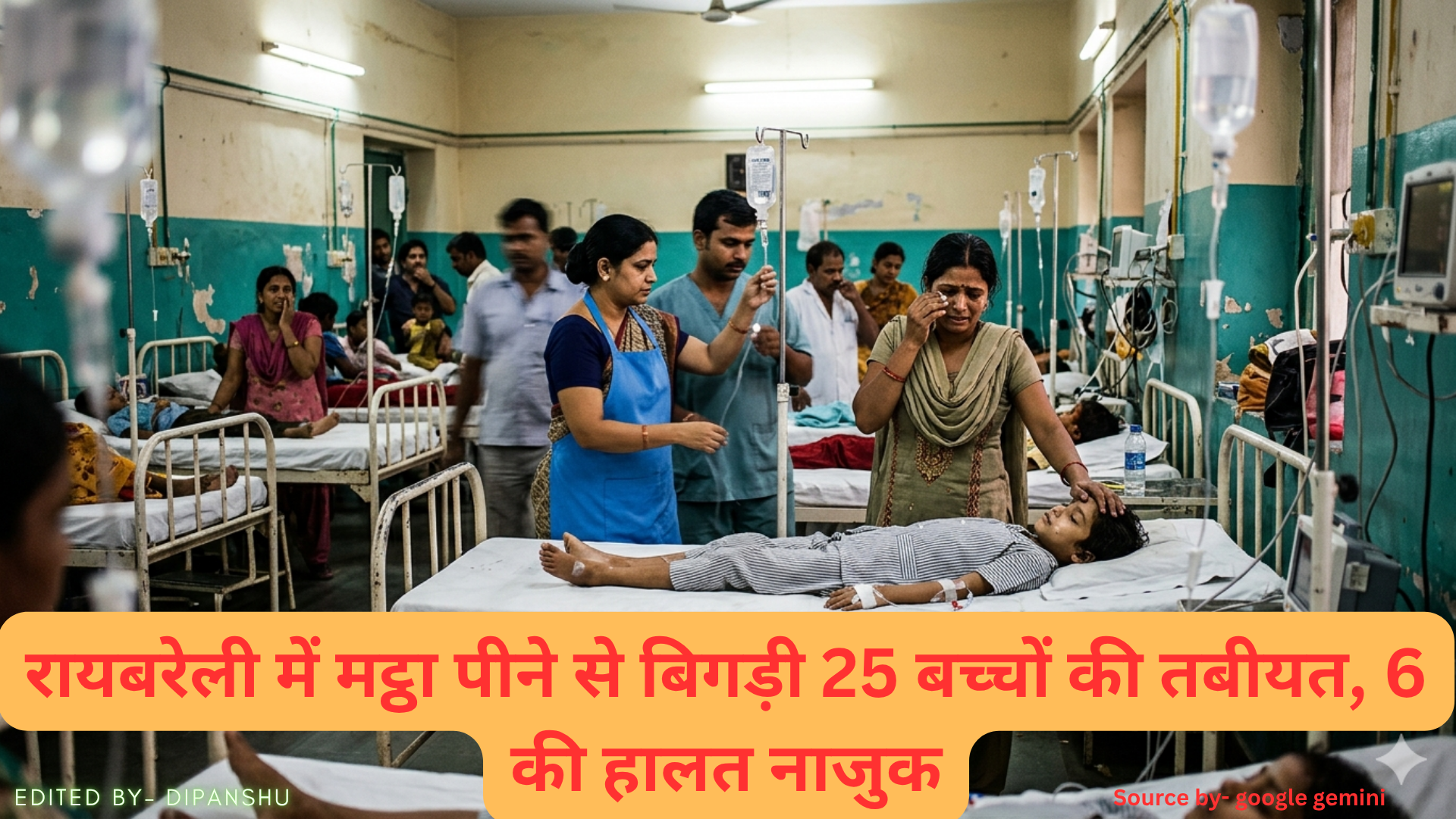 Raebareli news 2026: रायबरेली में मट्ठा पीने से बिगड़ी 25 बच्चों की तबीयत, 6 की हालत नाजुक